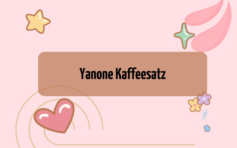 Yanone Kaffeesatz